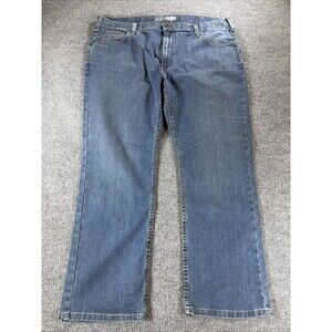 Carhartt Jeans Mens 42x30 Blue Rugged Flex Relaxed Fit Work Utility BD2808-M